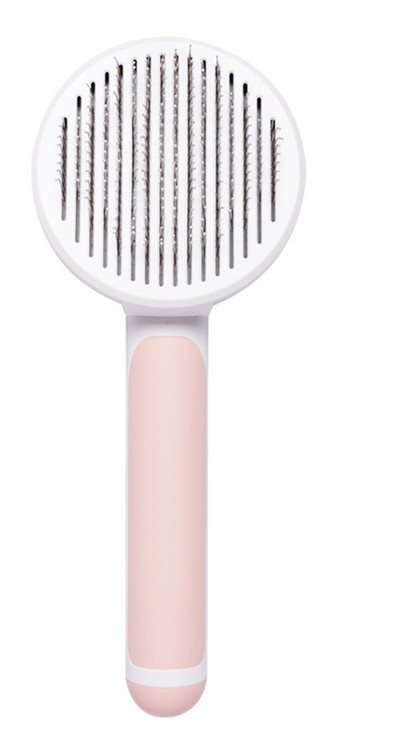 Perie pentru pisici cu funcție de curățare ușoară