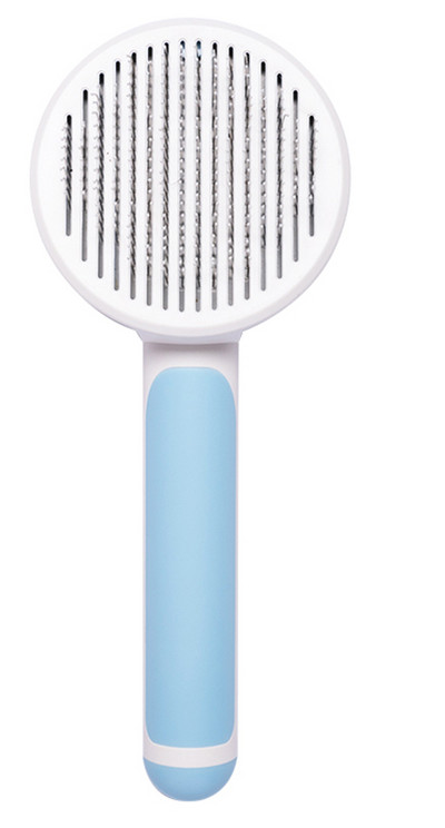 Perie pentru pisici cu funcție de curățare ușoară