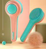 Perie pentru îndepărtarea părului în două modele pentru pisici