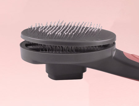 Στρογγυλή πλαστική βούρτσα με εύκολη λειτουργία καθαρισμού