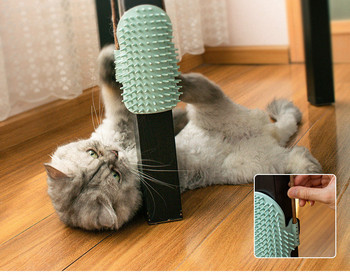Пластмасова чесалка за котки в два модела