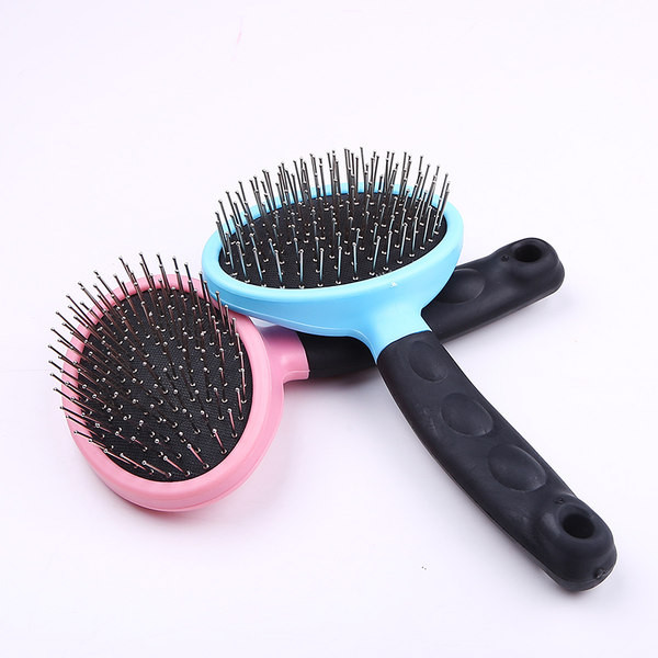 Στρογγυλή πλαστική βούρτσα γάτας