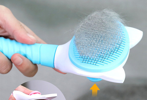 Perie pentru a îndepărta părul de pisică moartă