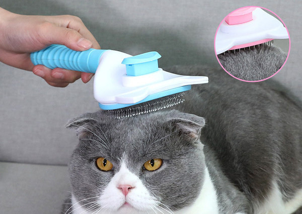 Perie pentru a îndepărta părul de pisică moartă