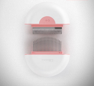 Perie pentru animale de companie - două culori