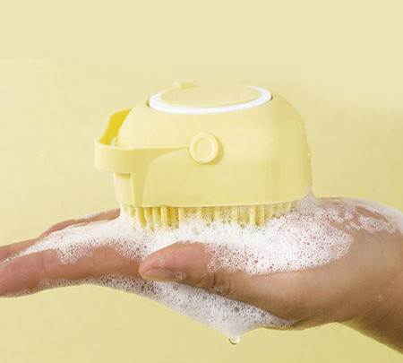 Perie din silicon pentru masajul pisicilor