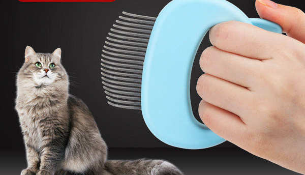 Pieptene pentru curățarea părului de pisică moartă