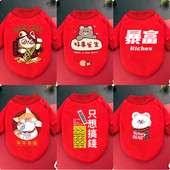 Imbracaminte de toamna-iarna pentru caini cu imprimeu color