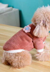 Koertele sobiv sügis-talvine plüüsmantel