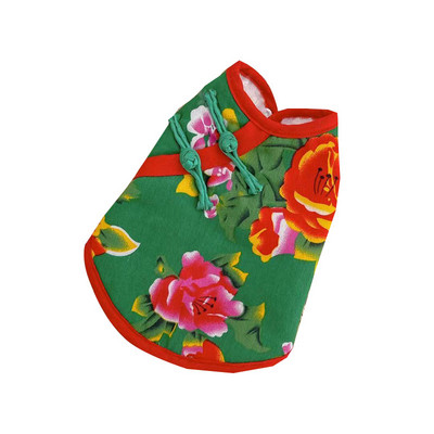 Vestă pentru câini cu model floral