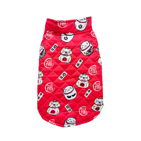 Haina de iarna pentru caini cu aplicatii