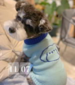 Vesta pentru caini in albastru si roz