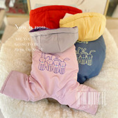 Haina pentru caini cu aplicatie si gluga