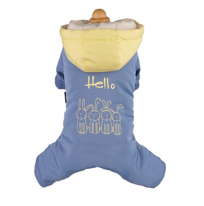 Haina pentru caini cu aplicatie si gluga