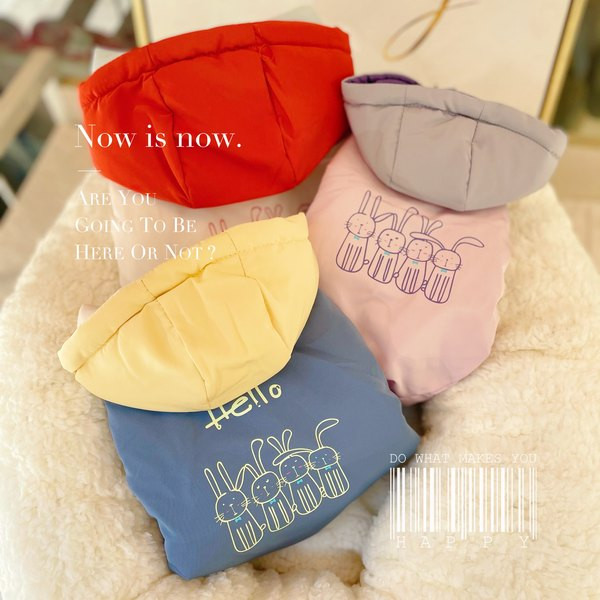 Haina pentru caini cu aplicatie si gluga