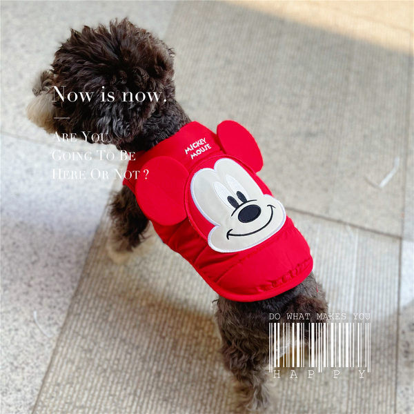 Vestă caldă pentru câini cu aplicație