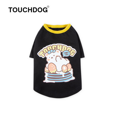 Tricou pentru caini cu aplicatie colorata