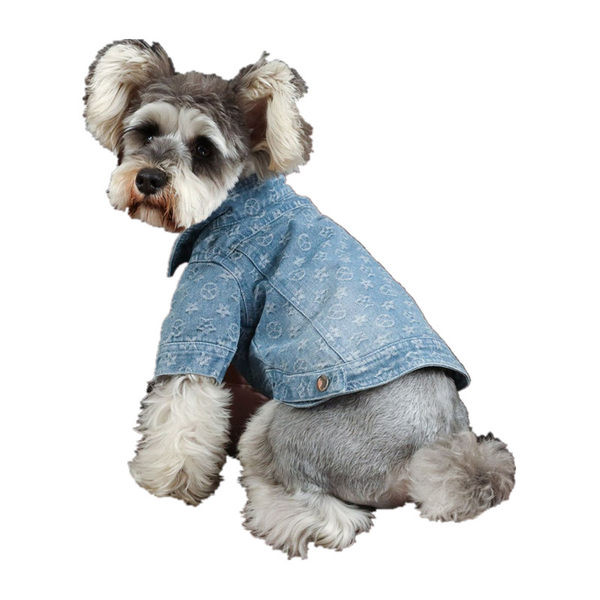 Salopete moderne din denim pentru caini