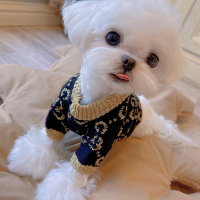 Pulover pentru caini in doua culori