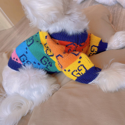 Pulover pentru caini in doua culori