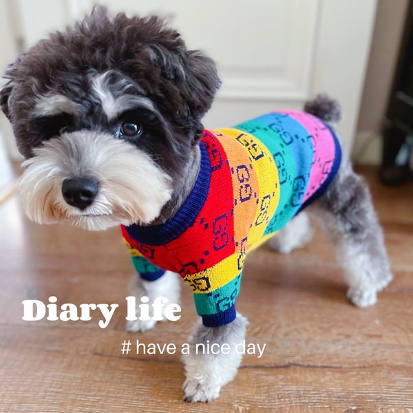 Pulover pentru caini in doua culori