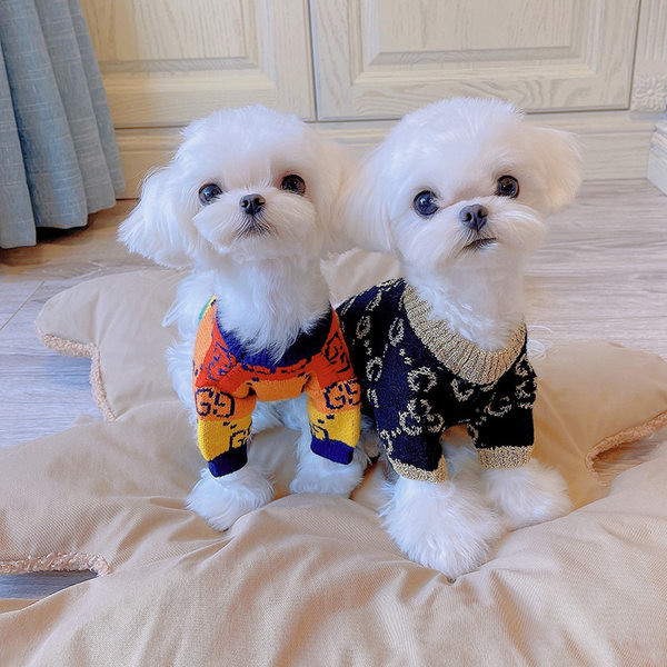 Pulover pentru caini in doua culori