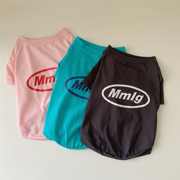 T-shirt υφασμάτινο με απλικέ για σκύλους