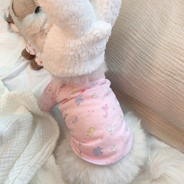 Bluza cu imprimeu pentru caini - culoare roz