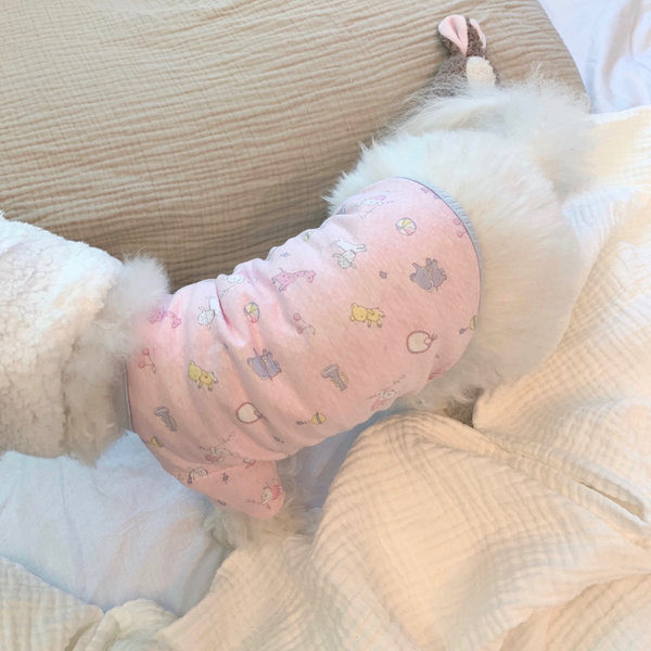 Bluza cu imprimeu pentru caini - culoare roz