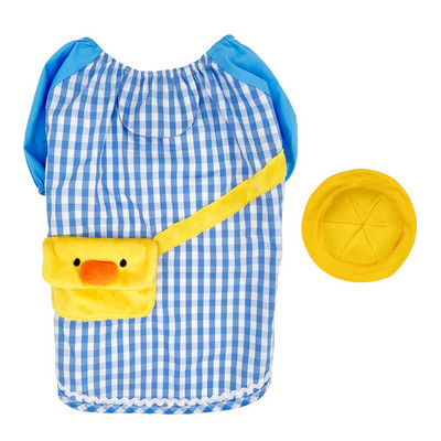 Bluză în carouri în albastru pentru câini