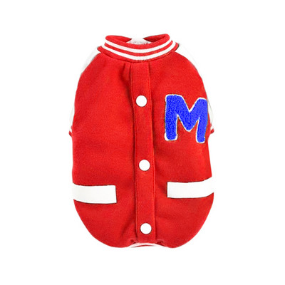 Jacheta pentru caini in albastru si rosu