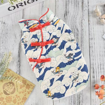 Rochie calduroasa de iarna cu model colorat