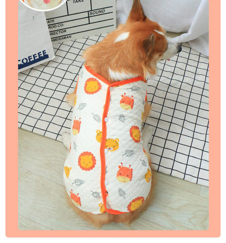 Vesta pentru caini cu model colorat