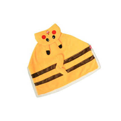 Halat de baie cu gluga pentru caini in doua culori