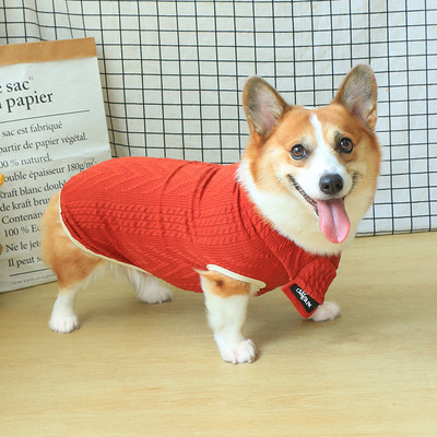 Imbracaminte de iarna tricotata pentru caini