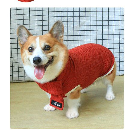 Imbracaminte de iarna tricotata pentru caini