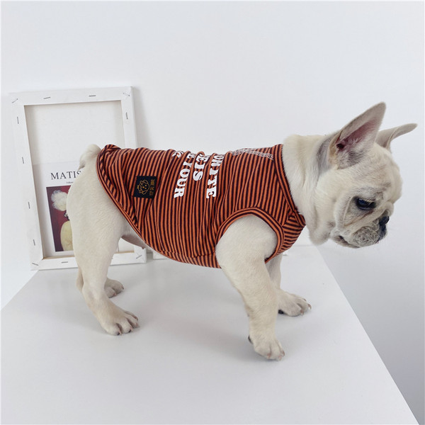 Vestă din bumbac cu inscripție pentru câini