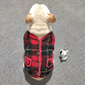 Koera ruuduline vest nööpidega