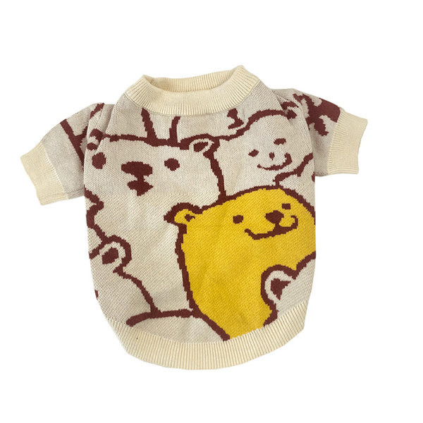 Kootud aplikatsiooniga koerakampsun