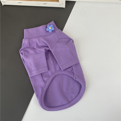 Μπλούζα με τρισδιάστατο στοιχείο λουλουδιών για σκύλους