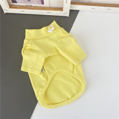 Μπλούζα με τρισδιάστατο στοιχείο λουλουδιών για σκύλους