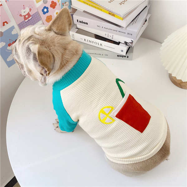 Bluza plisata pentru caini