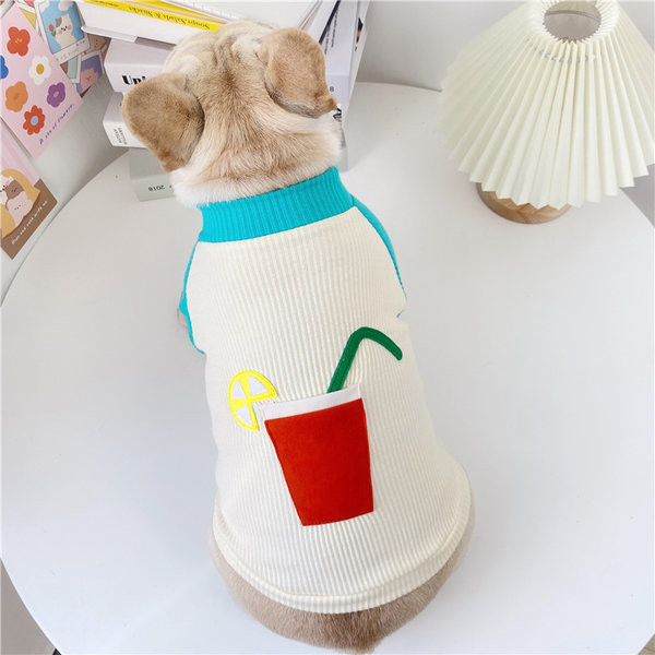 Bluza plisata pentru caini