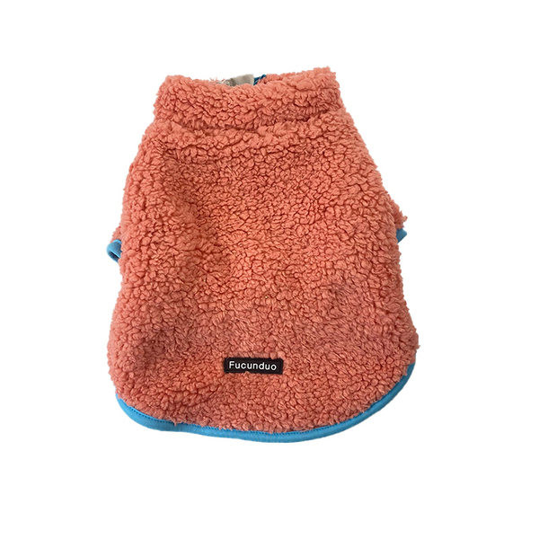 Îmbrăcăminte modernă de pluș pentru câini cu fermoar