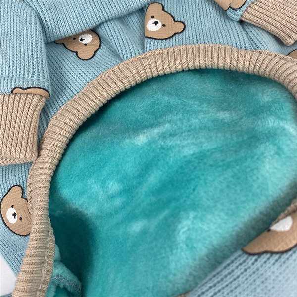 Îmbrăcăminte de iarnă căptușită pentru câini cu aplicație