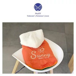 Jacheta pentru caini de culoare portocalie