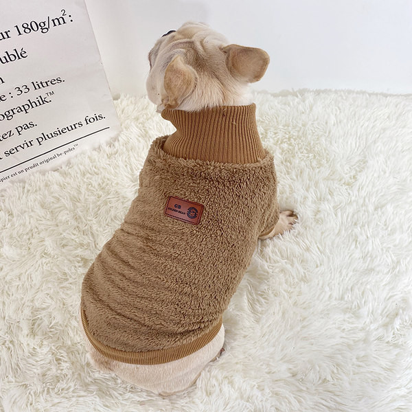 Bluză din puf pentru câini