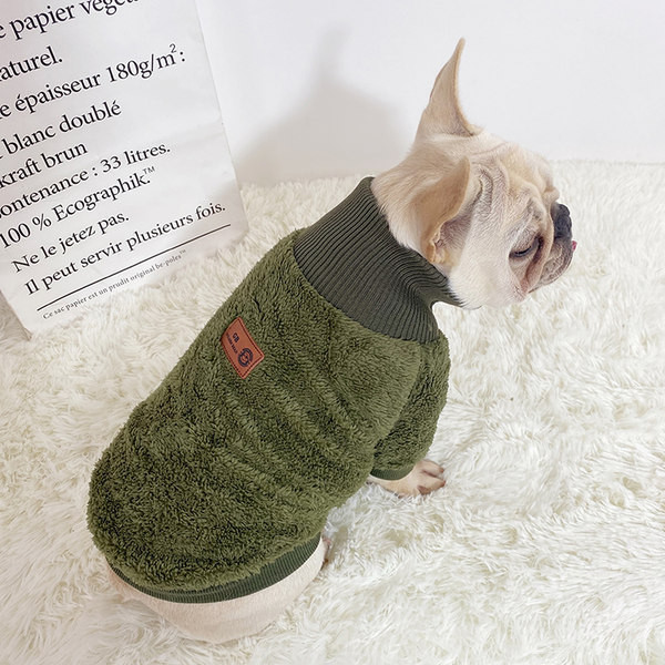 Bluză din puf pentru câini