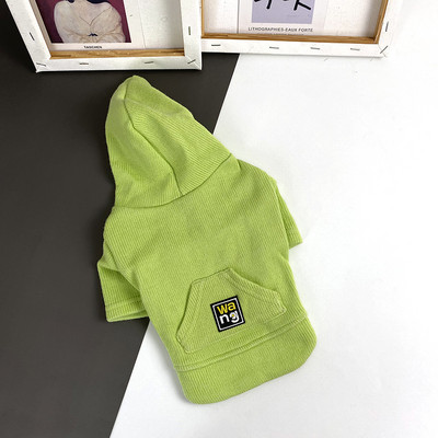 Bluza cu buzunar si gluga pentru caini