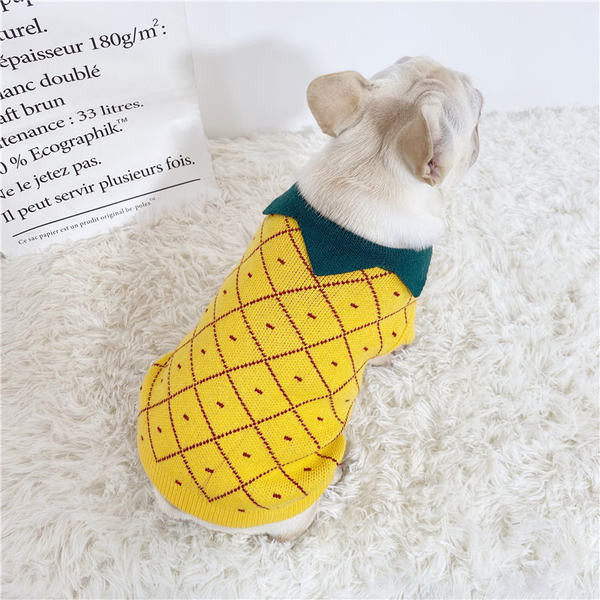 Vesta tricotata toamna-iarna pentru caini